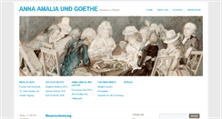 Desktop Screenshot of annaamalia-goethe.de